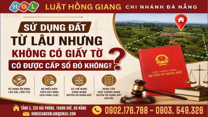 sử dụng đất ổn định nhưng không có giấy tờ